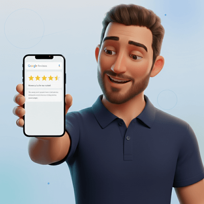 Client consultant les avis Google avant de choisir un restaurant