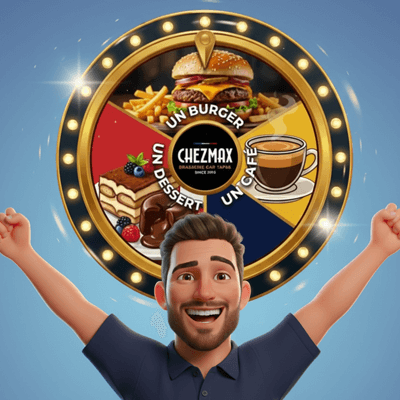 Jeu concours roue cadeaux pour collecter des avis Google