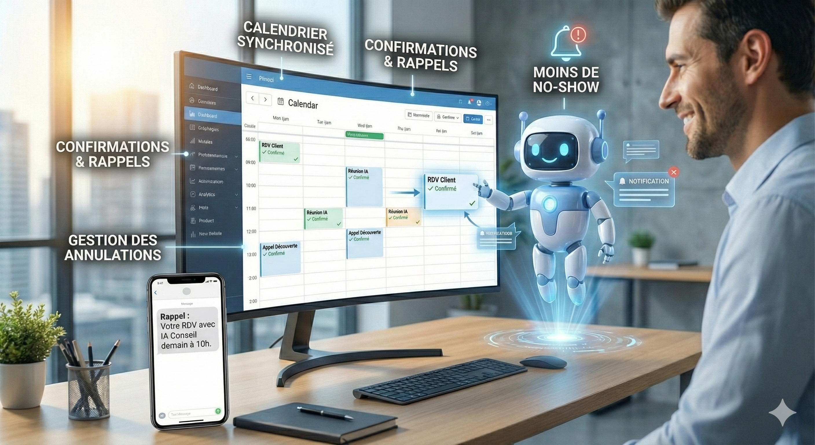 Planning et rendez-vous automatisés